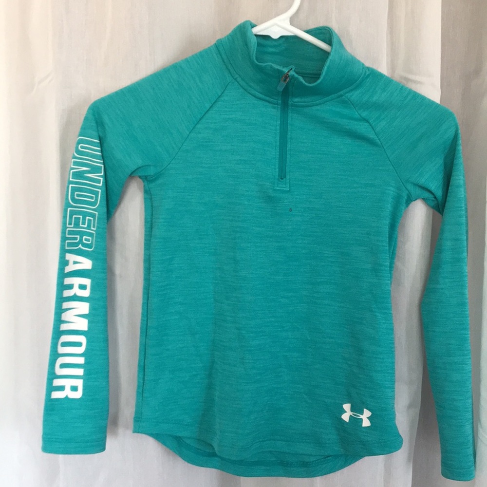 Girls Under Armour 1/2 zipped
